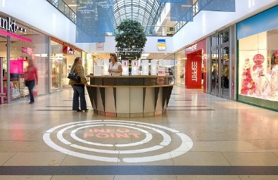 Гобо проекция в ТЦ